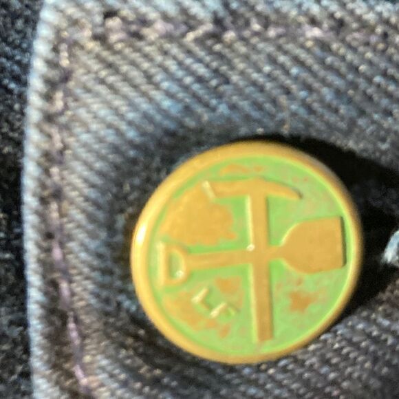 Left Field American Work Wear Men's Jeans Size 29 Navy Blue - Picture 8 of 12